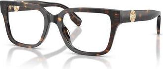 Tory Burch 53mm Square optical glasses in Tortoise at Nordstrom