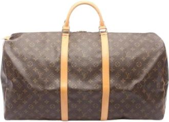 Louis Vuitton Pre-owned Weekend Bags, unisex, Brown, Size: ONE SIZE Pre-owned Keepall 60 Boston Bag