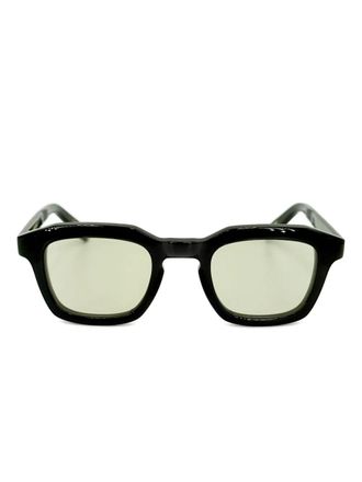 Yellows Plus Occhiali da sole Leonard geometrici - Nero