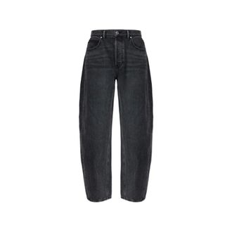Alexander Wang Alexander Wang, Loose-fit Jeans, female, Black, Size: W26 Wide Jeans