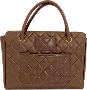 Chanel Brown Tote Bag (Pre-Owned)