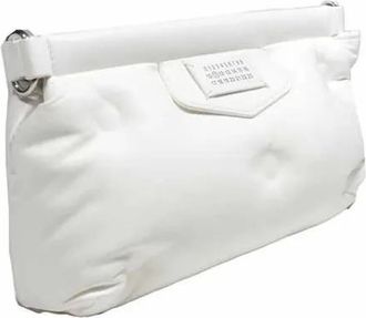 Maison Margiela Clutches - Glam Slam Padded Clutch White - Gr. unisize - in Wei&szlig; - f&uuml;r Damen
