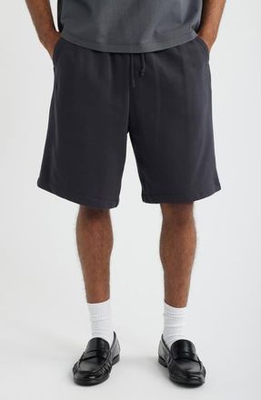BP. Baggy Terry Sweat Shorts in Black Faded at Nordstrom, Size X-Large