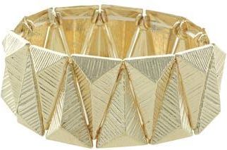Olivia Welles Elle Geode Stretch Bracelet in Gold at Nordstrom Rack