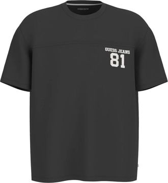 Guess Hombre, Camisetas, Negro, Talla: L