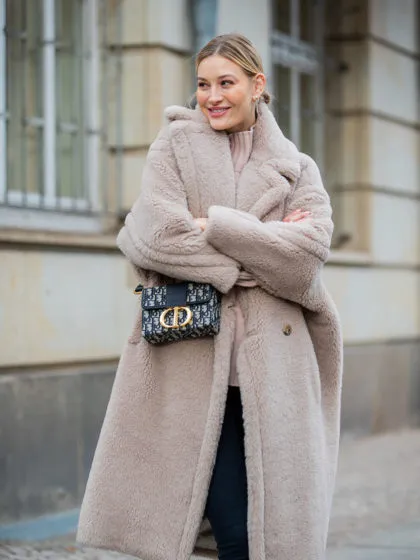 Tendencia del invierno: El abrigo de peluche.