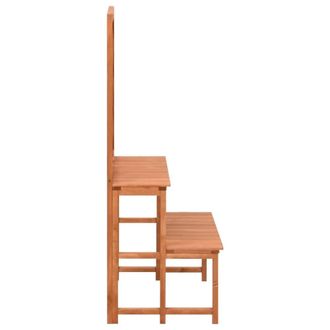 Berkfield Home Plant Stand with Trellis 70x42x115 cm Solid Fir Wood in Brown | Size: 70 x 42 x 115 cm