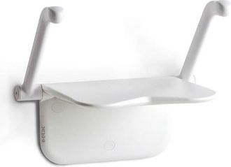 OEM Silla De Ducha Etac Relax, Montada En La Pared (serie Spa) Silla De Ducha Etac Relax, Montada En La Pared, Blanca Con Reposabrazos (125 Kg)