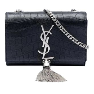 Saint Laurent Pre-owned Cross Body Bags, female, Black, Size: ONE SIZE Pre-owned The Kate Crossbody Bag