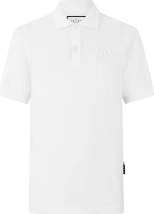 Philipp Plein Polo Shirt Ss Hexagon - Tops - Hombre - Blanco - 3XL