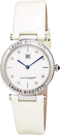 Laura Biagiotti Leather Dress Womens Watch