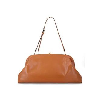 Alberta Ferretti leather shoulder bag Brown