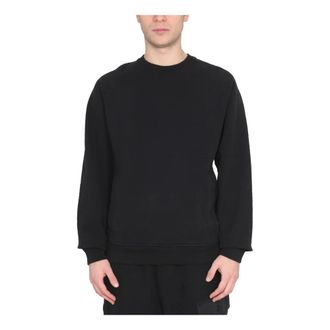 Ten c Sweatshirts, male, Black, Size: M Felpa Girocollo Chiusa