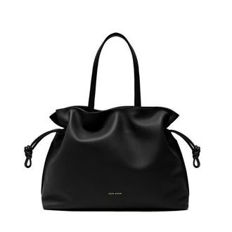 Esin Akan 2-in-1 Emma Leather Tote Bag in Black at Nordstrom