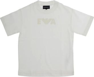 Emporio Armani eagle-logo short-sleeve T-shirt - kids - Cotton - 14 yrs - White