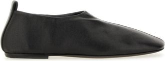 Dries Van Noten Pointed Toe Sleek Leather Flats