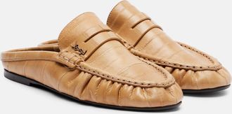 Saint Laurent Le Loafer leather mules