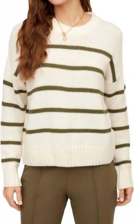 Fifteen Twenty Luca Crewneck Sweater In Stripe