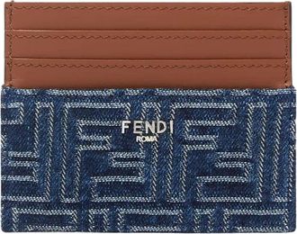 Fendi Heren, Accessoires, Blauw, Maat: ONE Size Leer