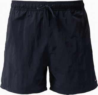 Tommy Hilfiger Mens Drawstring Swimming Shorts in Dark Grey Nylon - Size X-Large