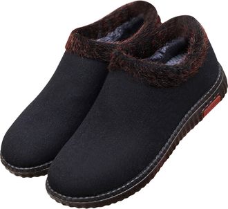 Generic Low Ankle Boots for Women Shoes Anti Boot Womens Boots Waetpoof Fleece Boot for Women Black