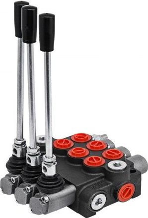 OEM 3 Bank Hydraulikventil Handhebelventil, 11gpm Hydraulic Directional Control Valve Adjustable,6,62 Kg Hydraulische Ventil, Handhebelventil Hydraulik-st