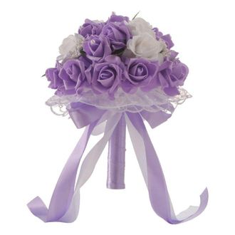 OEM Rosas De Cristal, Ramo De Novia Para Damas De Honor, Flores Artificiales De Seda