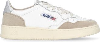 Autry White Smooth Leather Medalist Low Sneakers