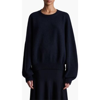Khaite Marguax Cashmere Sweater in Midnight Navy at Nordstrom, Size X-Large
