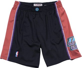 Mitchell & Ness x NBA Utah Jazz 1998-99 Swingman Shorts Black SMSHGS18258-UJABLCK98