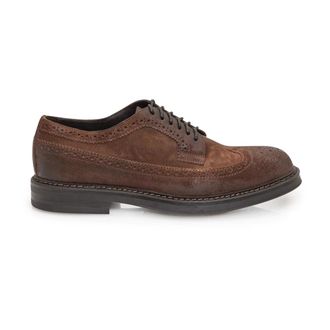Doucal's Derby Veterschoen - Heren - Veterschoenen - Bruin - 39 EU - Leer - Schoenen