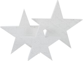 My Flair Dekostern »Weihnachtsstern, Rudolph, Weihnachtsdeko« aus Holz, in drei verschiedenen Grössen