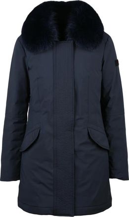 Peuterey Desmot KL Jas - Dames - Dons jassen - Blauw - M - Leer - Jassen