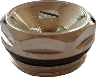 Ferro Tap&oacute;n De Ventilaci&oacute;n Con Llave Niquelado De 1/2