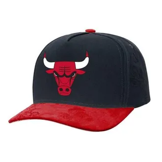 Mitchell & Ness Mens Mitchell & Ness Black/Red Chicago Bulls May Flowers Adjustable Hat at Nordstrom