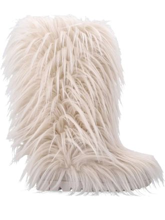 Goldbergh faux-fur boots - Neutrals