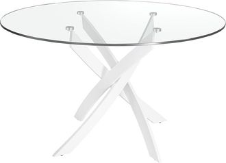 Angel Cerdá Runder Design Esstisch Paris White