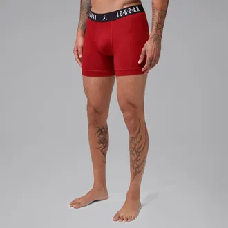 Nike Jordan Mens Jordan Dri-FIT Cotton Boxer Briefs (5-Pack) in Red | JM0859-H24