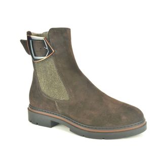DL Sport Bruin daim Botje + Gesp - Dames - Schoenen - Bruin - Maat: 39 EU Su&egrave;de