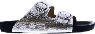 Isabel Marant Lennyo Sandalen voor Dames - Dames - Sandalen - Grijs - 38 EU - Schoenen