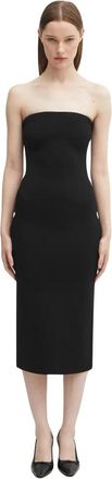 Anine Bing Midi Jurk - Dames - Casual kleedjes - Zwart - M - Kleedjes
