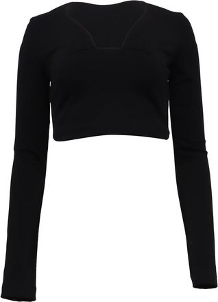 Givenchy Long Sleeve Crop Top, Size Fr; 36 (Authentic Pre-Loved)