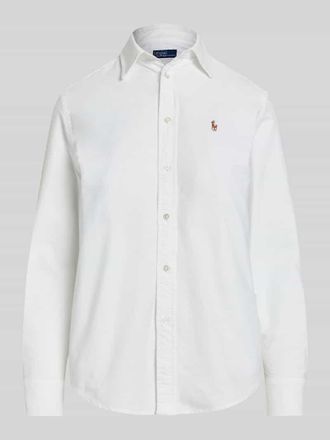 Polo Ralph Lauren Regular Fit Hemdbluse aus reiner Baumwolle in Weiss, Gr&ouml;&szlig;e XL