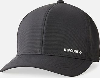 Rip Curl Mens Rip Curl Mens Vaporcool Phaser Flex Fit Baseball Cap - Black - Size: ONE size