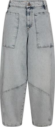 Mos Mosh Loose-fit Jeans - Dames - Loose Fit Jeans - Blauw - W30 L30 - Jeans