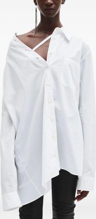 Ann Demeulemeester Camicia asimmetrica - Bianco