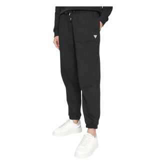 Guess Mini Label Joggers - Dames - Sweatpants - Zwart - XL - Katoen - Broeken