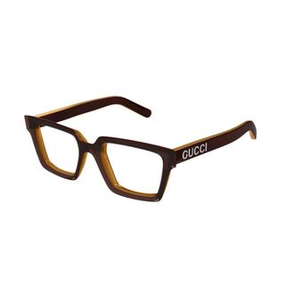 Gucci Heren, Accessoires, Bruin, Maat: 52 MM Leer