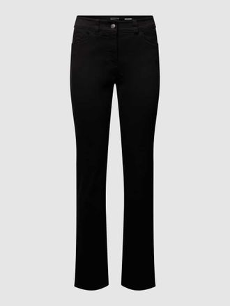Gerry Weber Slim Fit Jeans aus Bio-Baumwollmischung in Black, Größe 36
