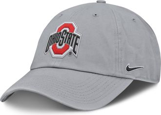 Nike Ohio State 2025/26 College Football Playoff Bound Club Nike Mens College Adjustable Hat in Grey | NC0101VOB2-BAQ